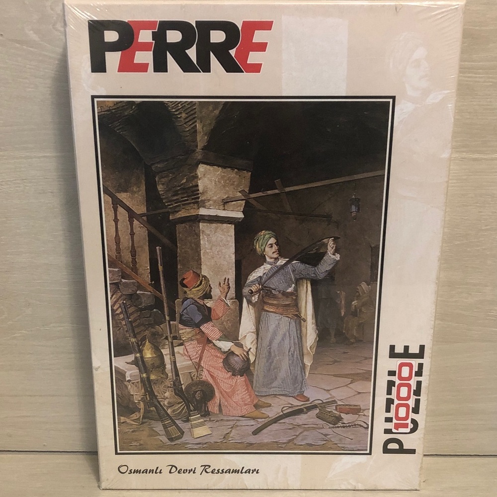 Perre 1000 piece Puzzle Weapon Seller by Osman Hamdi Bey NIB Great Gift